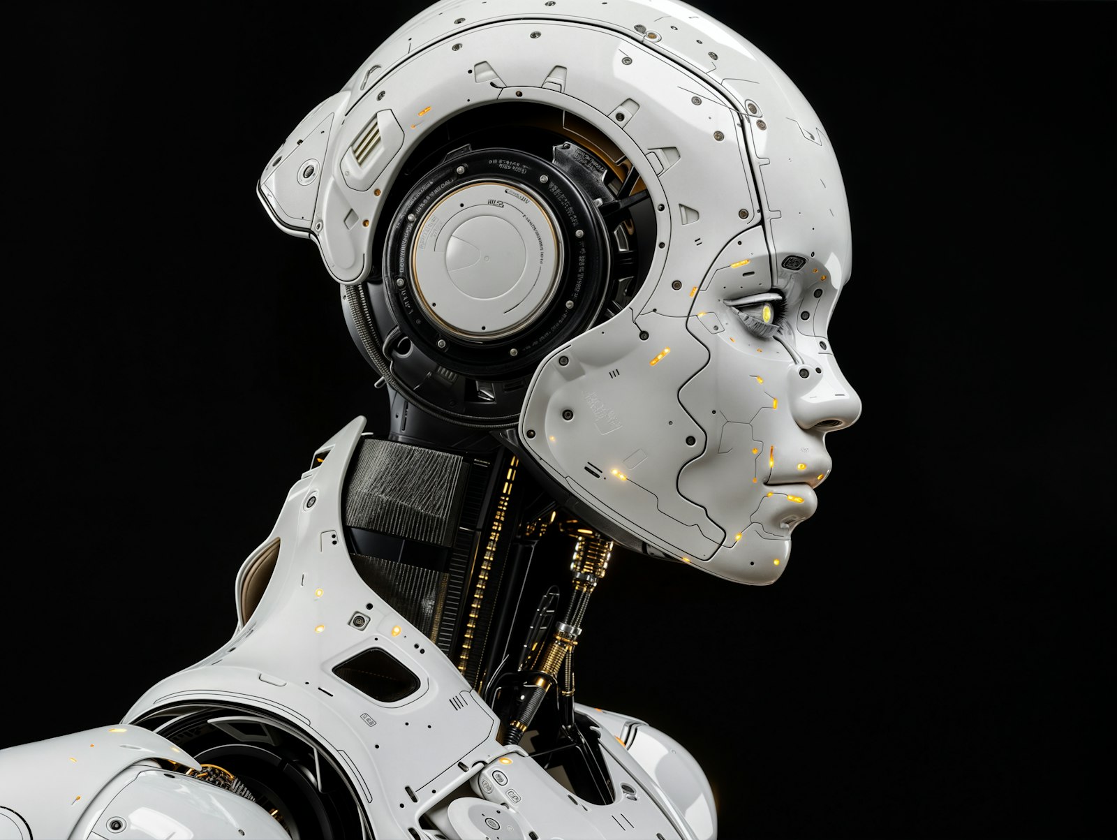 White autonomous robot representing AI agents like Claude Cowork, ChatGPT Atlas, and Perplexity Comet